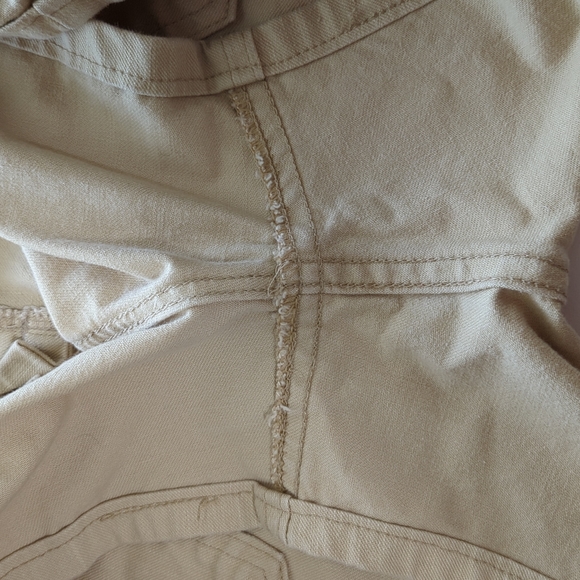 Vintage riveted by Lee high-waist khaki shorts size 14 - Picture 11 of 13